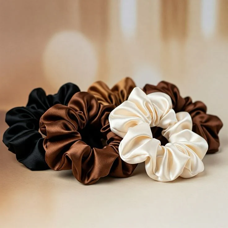 5pcs Nude Scrunchies Bundle - Image 3