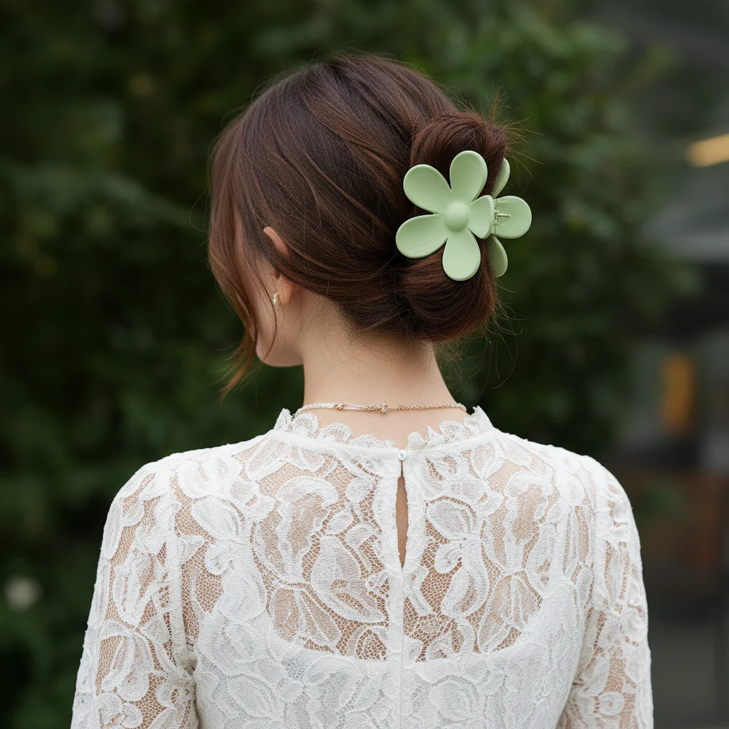 Blossom Flower Hair Claw - Image 4