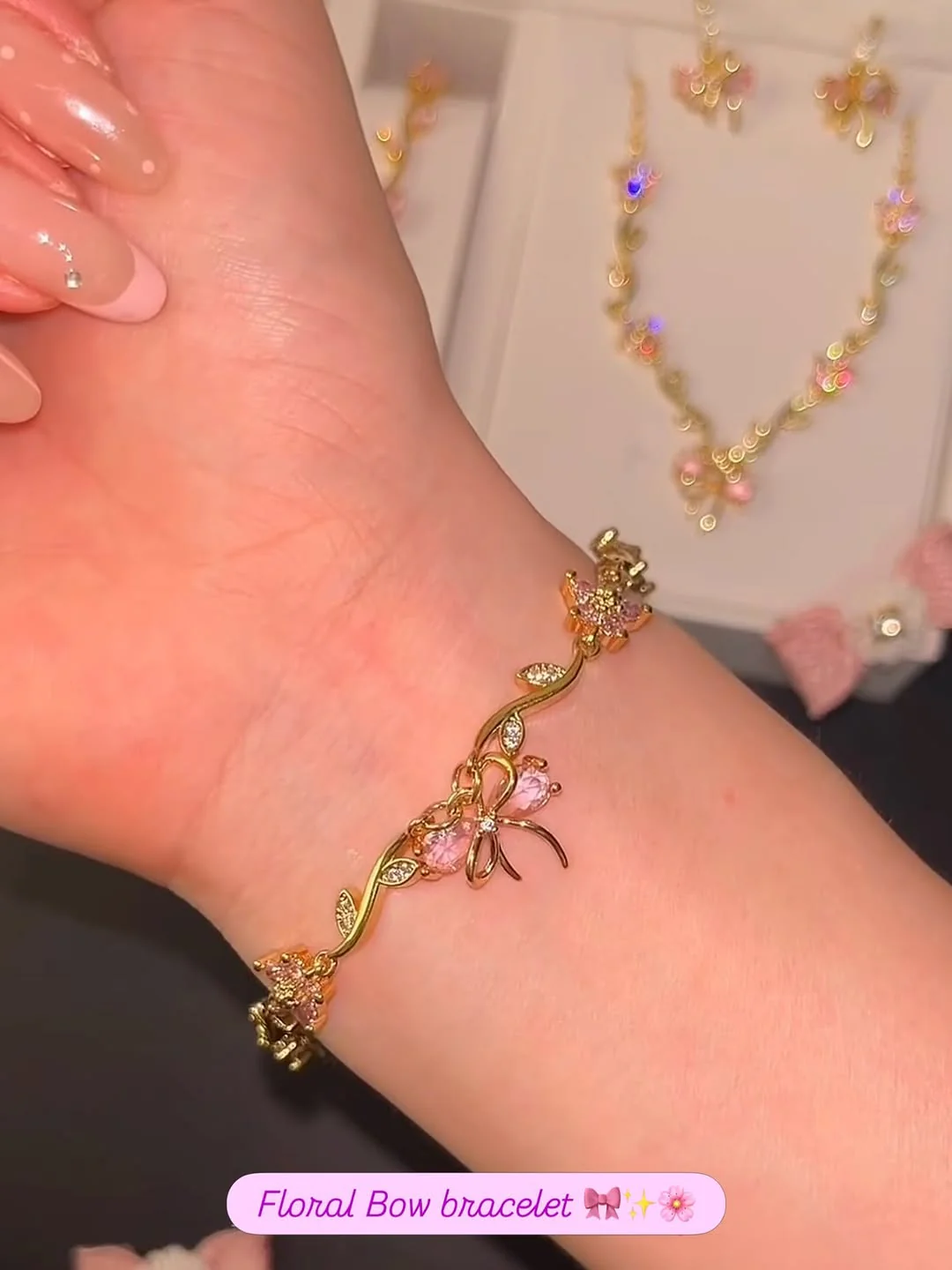 Floral Bow Bracelet with CardBox - Image 4