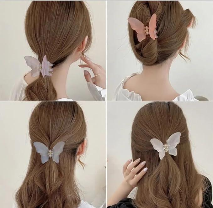 Frosted Butterfly Hair Claw - Image 4