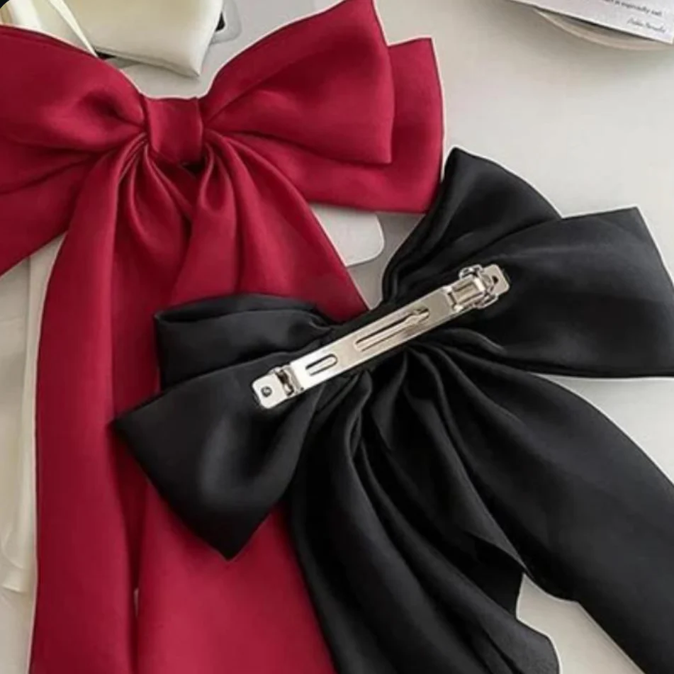 Large Bow Hair Clips (SET OF THREE) - Image 5