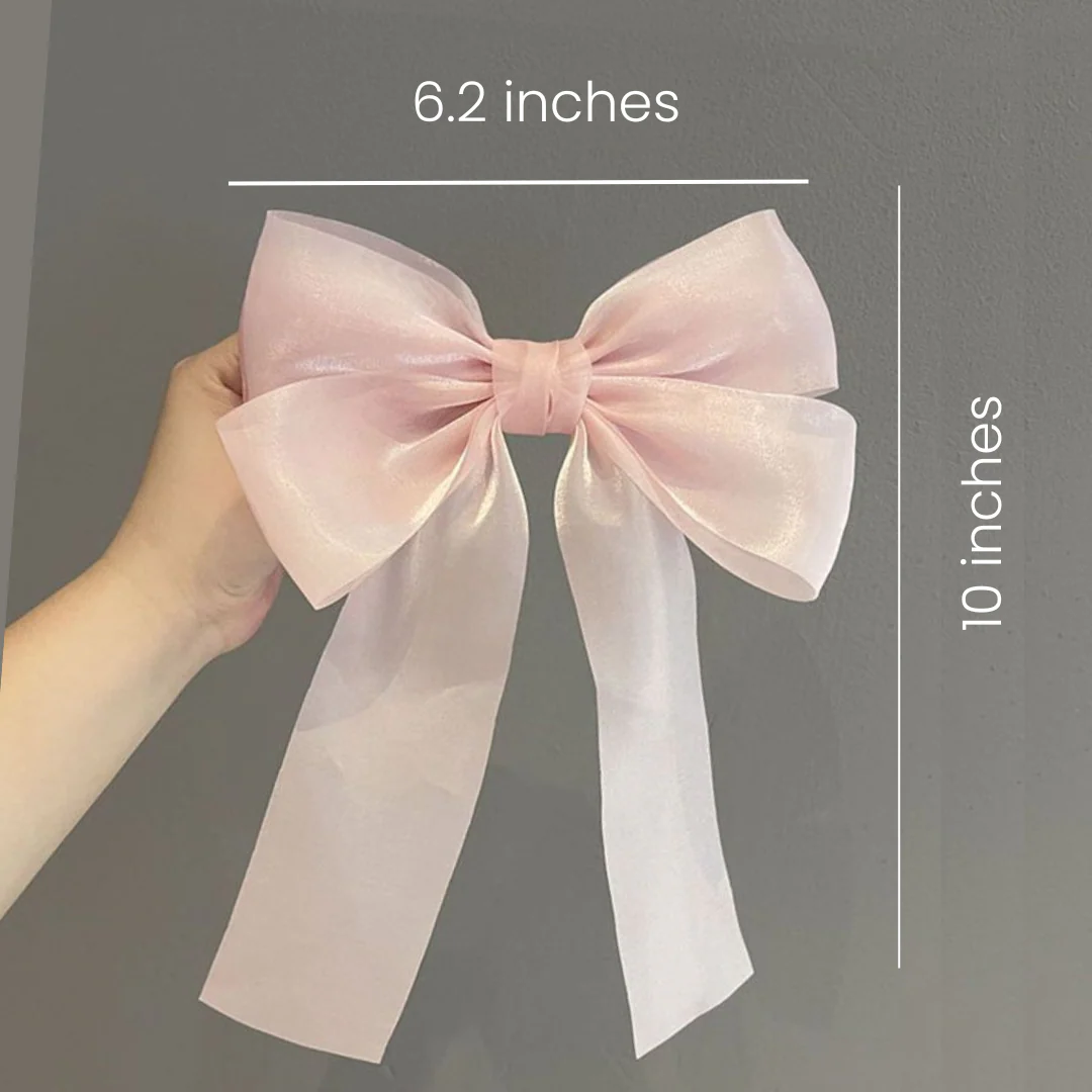 3pcs Feel Good Pastel Bow Clips Set - Image 3