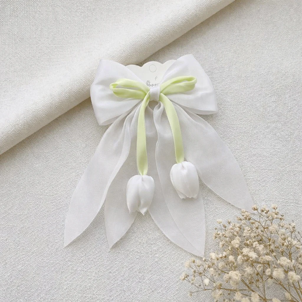 Pretty Tulip Hair Bow - Image 5