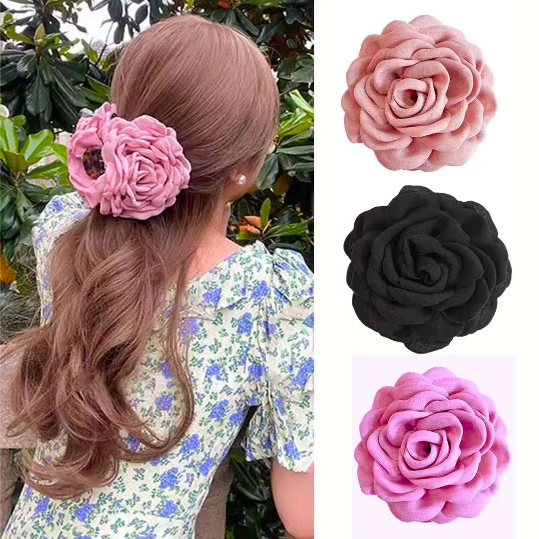 Rose Hair Clip