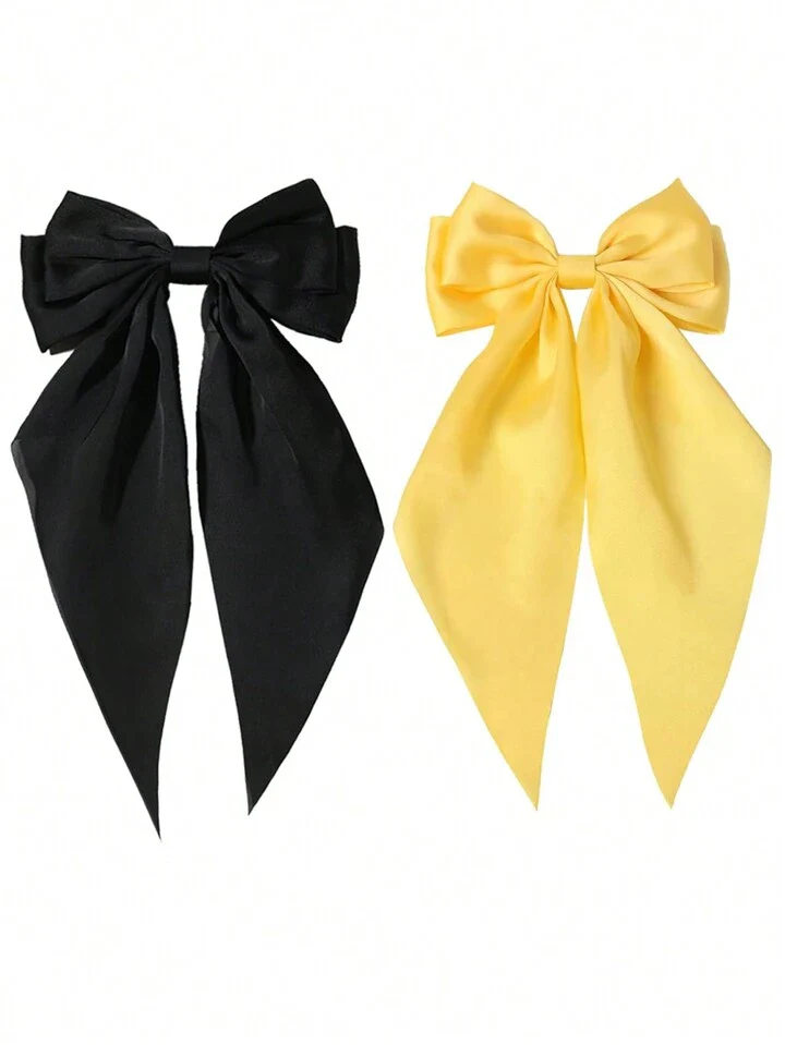 Set of 2 Silk Hair Bows (SELECT OPTION) - Image 6