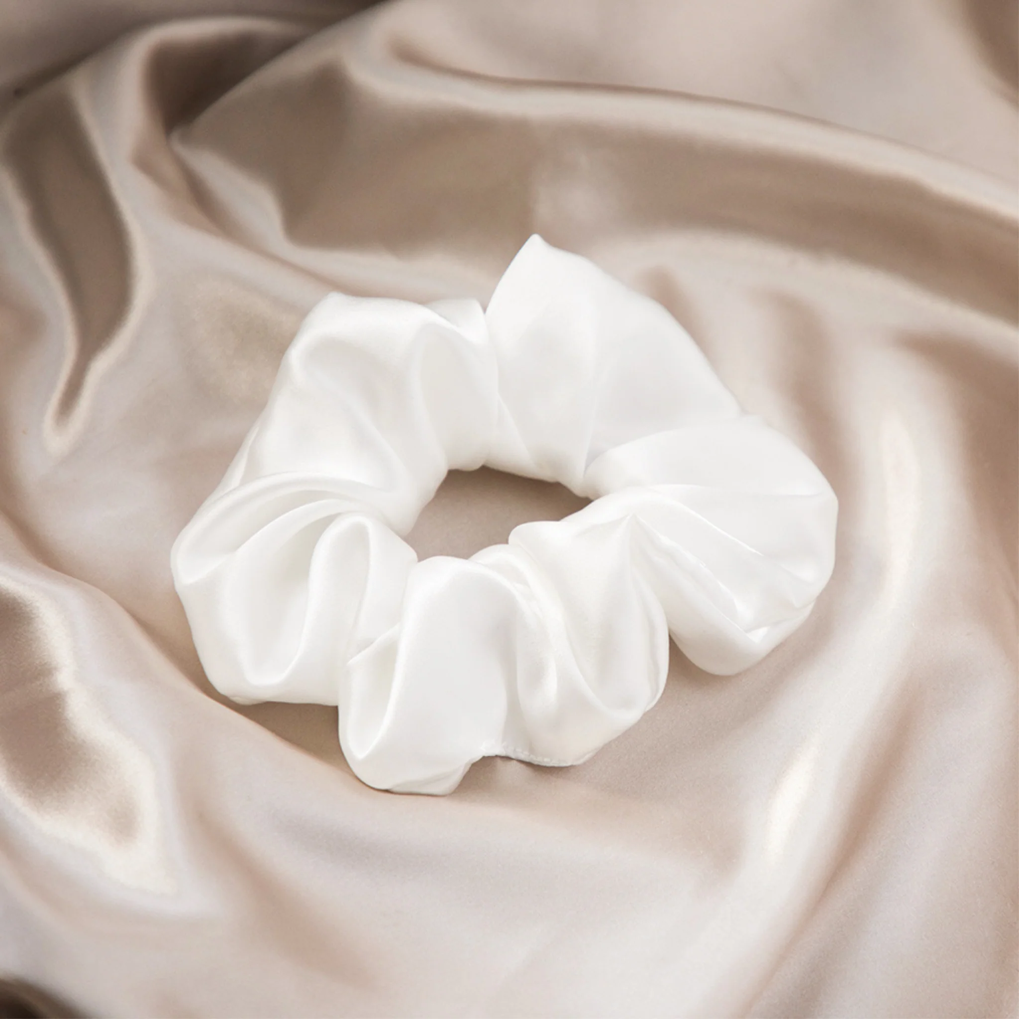 One Silk Scrunchie (Choose Color) - Image 2