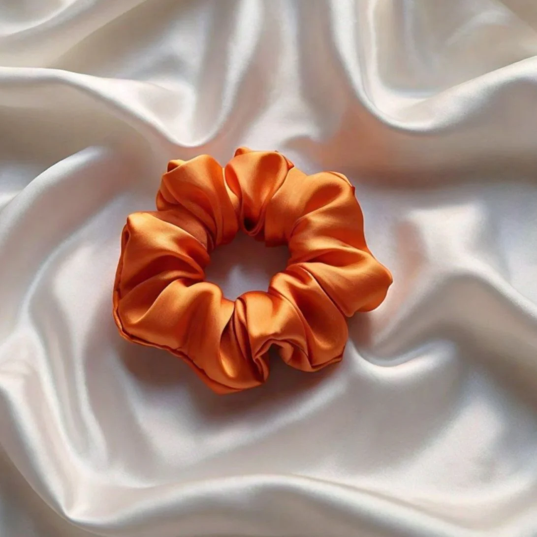 One Silk Scrunchie (Choose Color) - Image 6