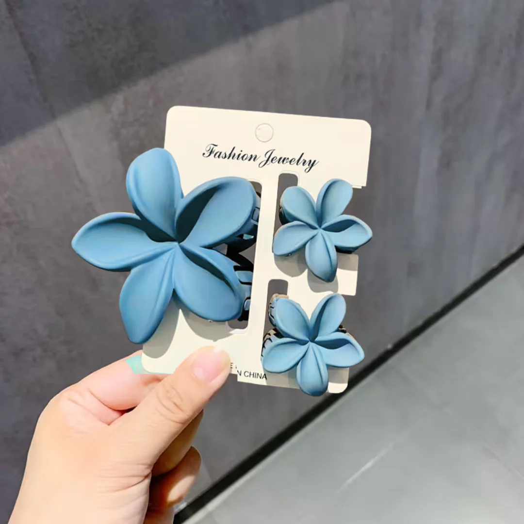 Triple Floral Clips - Image 2