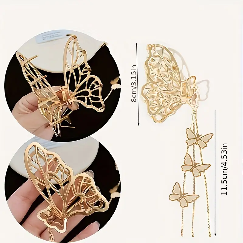 Whimsical Butterfly Hair Clip - Image 5